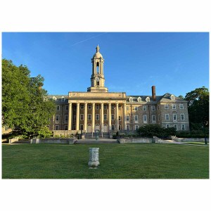 postcard Penn State Old Main